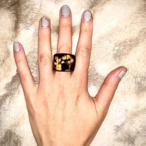 Hand Carved Wooden Ring